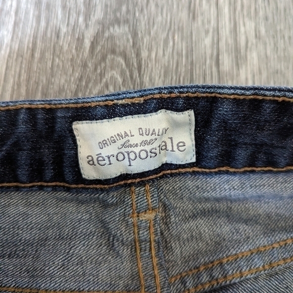 Woman's Aeropostale Bayla Skinny Fit Dark Wash Denim Jeans- Size 13/14 Long - Picture 6 of 7